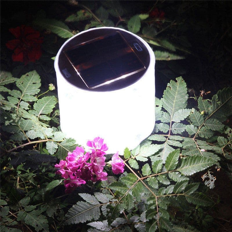 image-Inflatable Solar Light LED Solar Powered Foldable Light Outdoor Garden Yard Emergency Solar Road Lamp