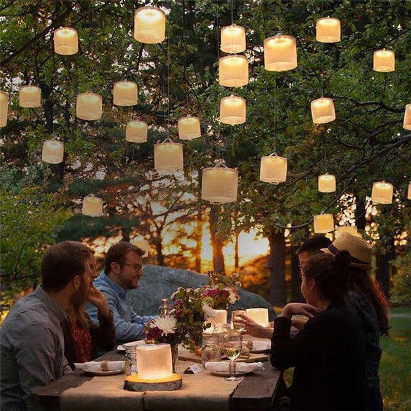 image-Inflatable Solar Light LED Solar Powered Foldable Light Outdoor Garden Yard Emergency Solar Road Lamp
