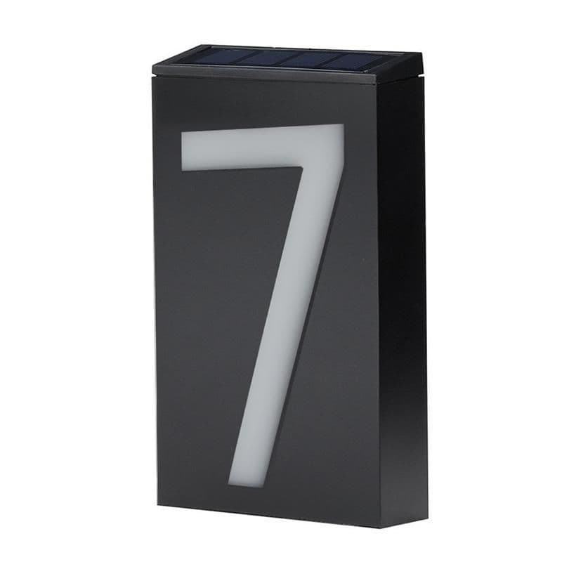 image-Solar Powered House Number