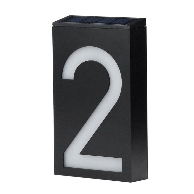 image-Solar Powered House Number