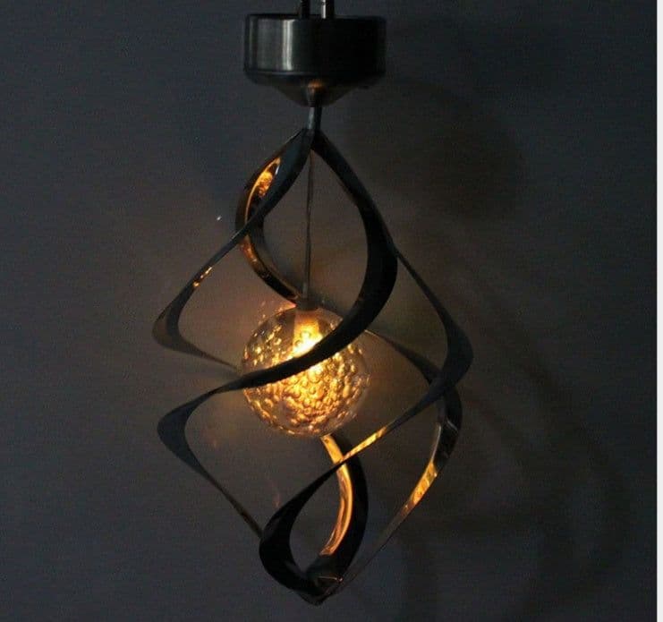 image-LED Color Changing Solar Wind Chime Light