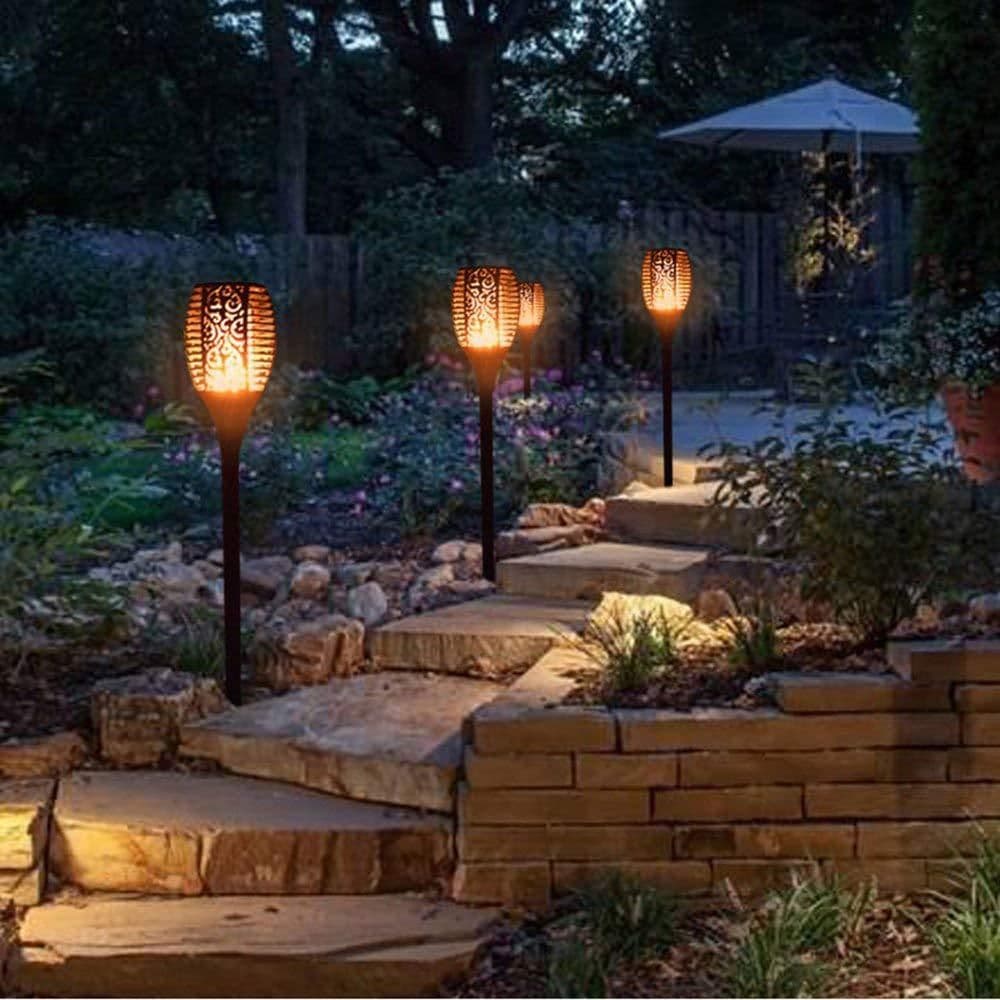 image-LED Waterproof Solar Torch Light Lamp Outdoor Landscape Decoration Garden Lawn Light