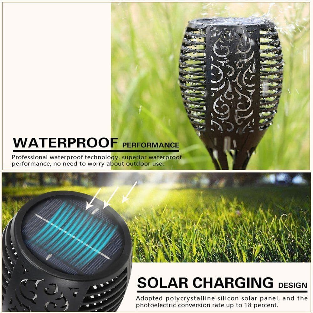 image-LED Waterproof Solar Torch Light Lamp Outdoor Landscape Decoration Garden Lawn Light