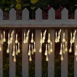 image-LED Outdoor Water Drops Solar Lamp String Lights LED Fairy Holiday Christmas Party Garland Garden Waterproof