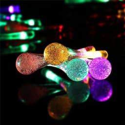 image-LED Outdoor Water Drops Solar Lamp String Lights LED Fairy Holiday Christmas Party Garland Garden Waterproof
