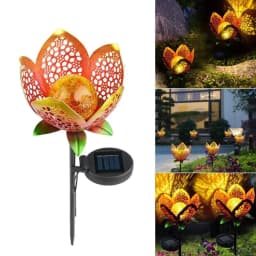 image-LED Solar Flower Light