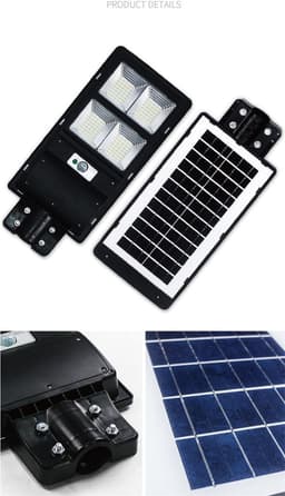 image-Waterproof solar integrated LED light