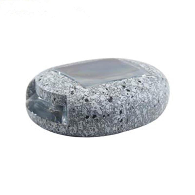 image-Solar Waterproof Outdoor Cobble Stone Lamp Decoration for Lawn Yard