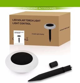 image-RGB round colorful solar lawn lights