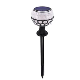 image-Spherical flame column solar lamp