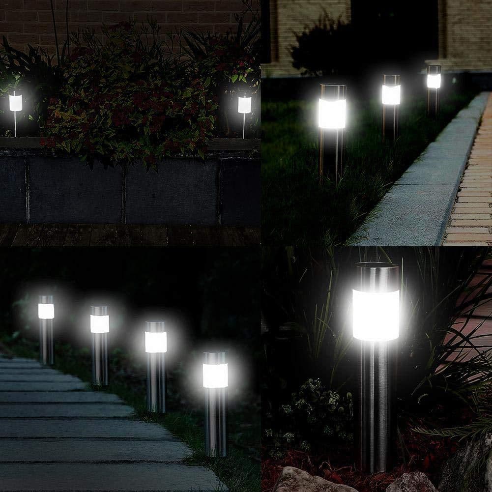 image-Solar cylindrical lawn light