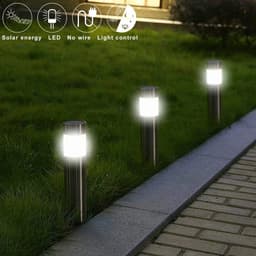 image-Solar cylindrical lawn light