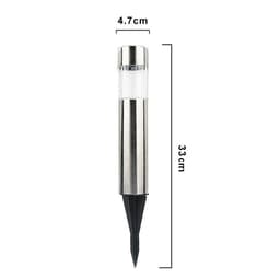 image-Solar cylindrical lawn light