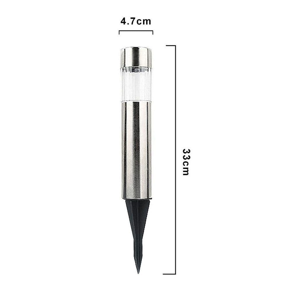 image-Solar cylindrical lawn light