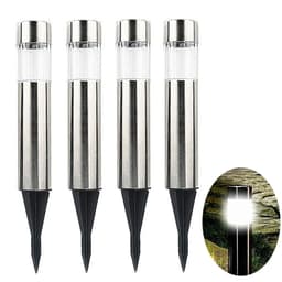 image-Solar cylindrical lawn light