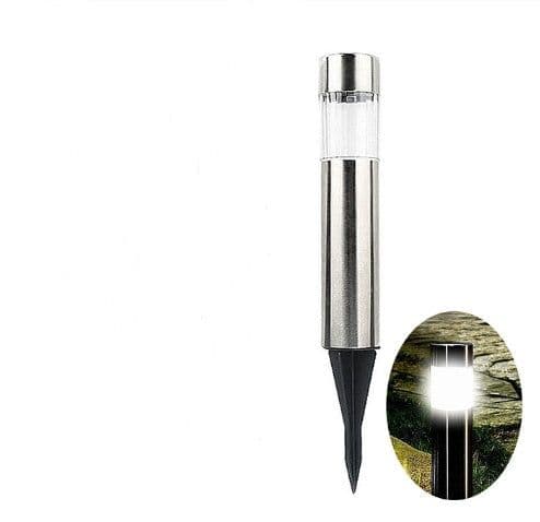 image-Solar cylindrical lawn light