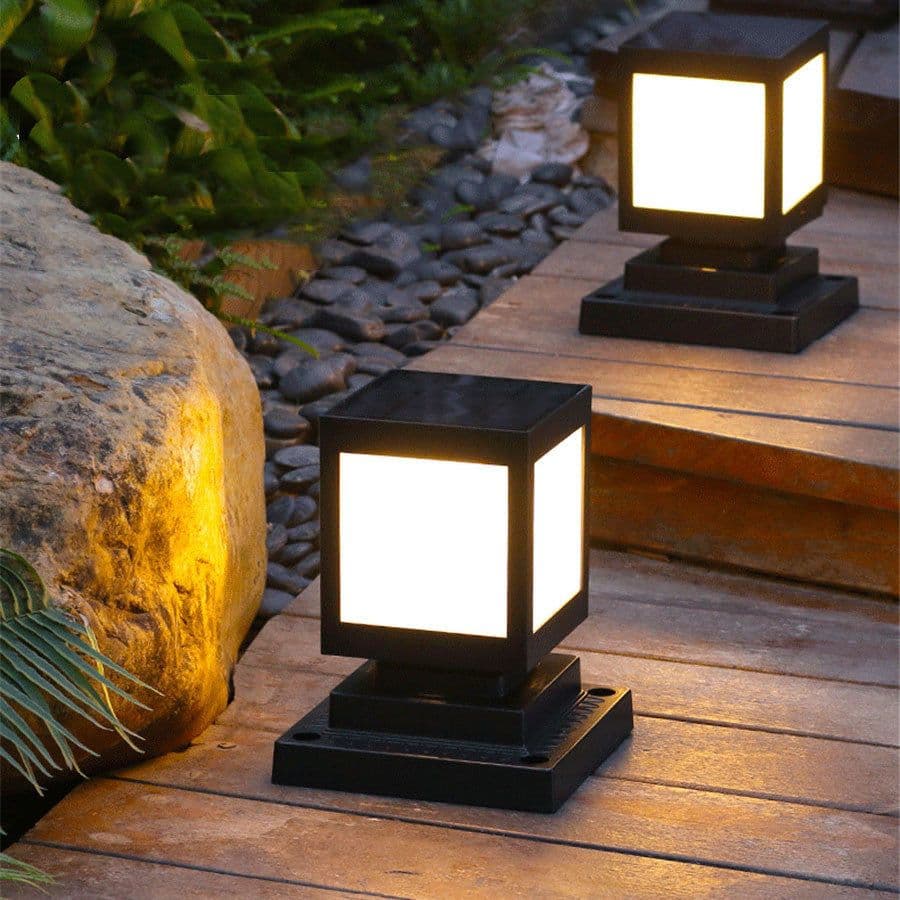 image-Solar garden lights, landscape lawn wall headlights, waterproof garden lights, plug-in lights
