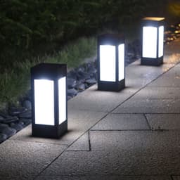 image-Solar garden lights, landscape lawn wall headlights, waterproof garden lights, plug-in lights