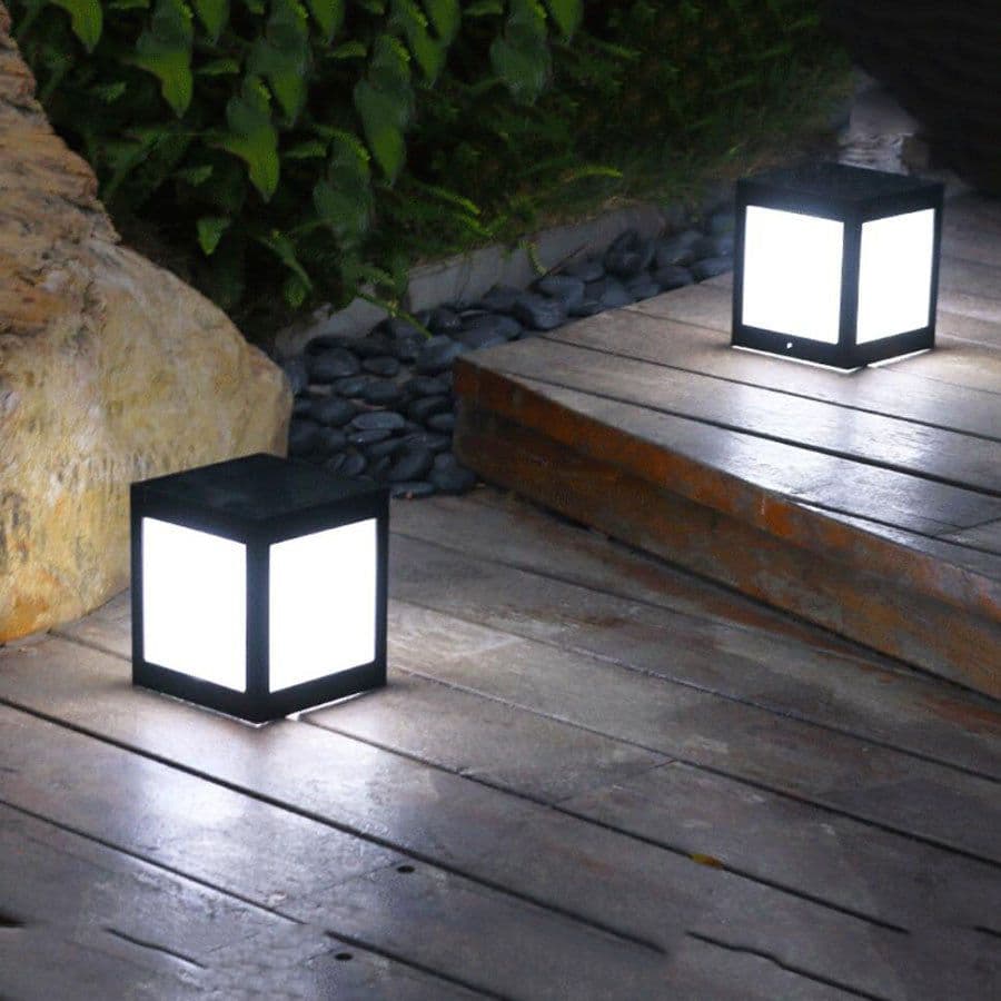 image-Solar garden lights, landscape lawn wall headlights, waterproof garden lights, plug-in lights