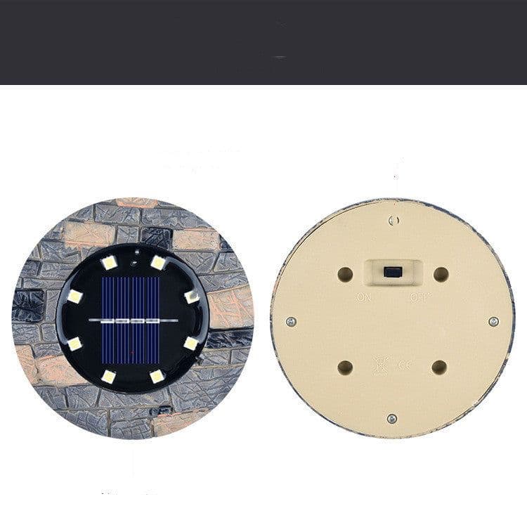 image-Imitation stone solar light outdoor garden lawn light