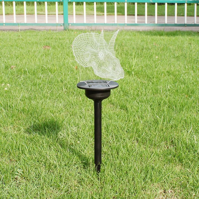 image-Waterproof Solar Acrylic Lawn Light