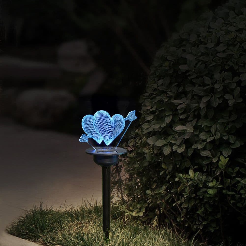 image-Waterproof Solar Acrylic Lawn Light