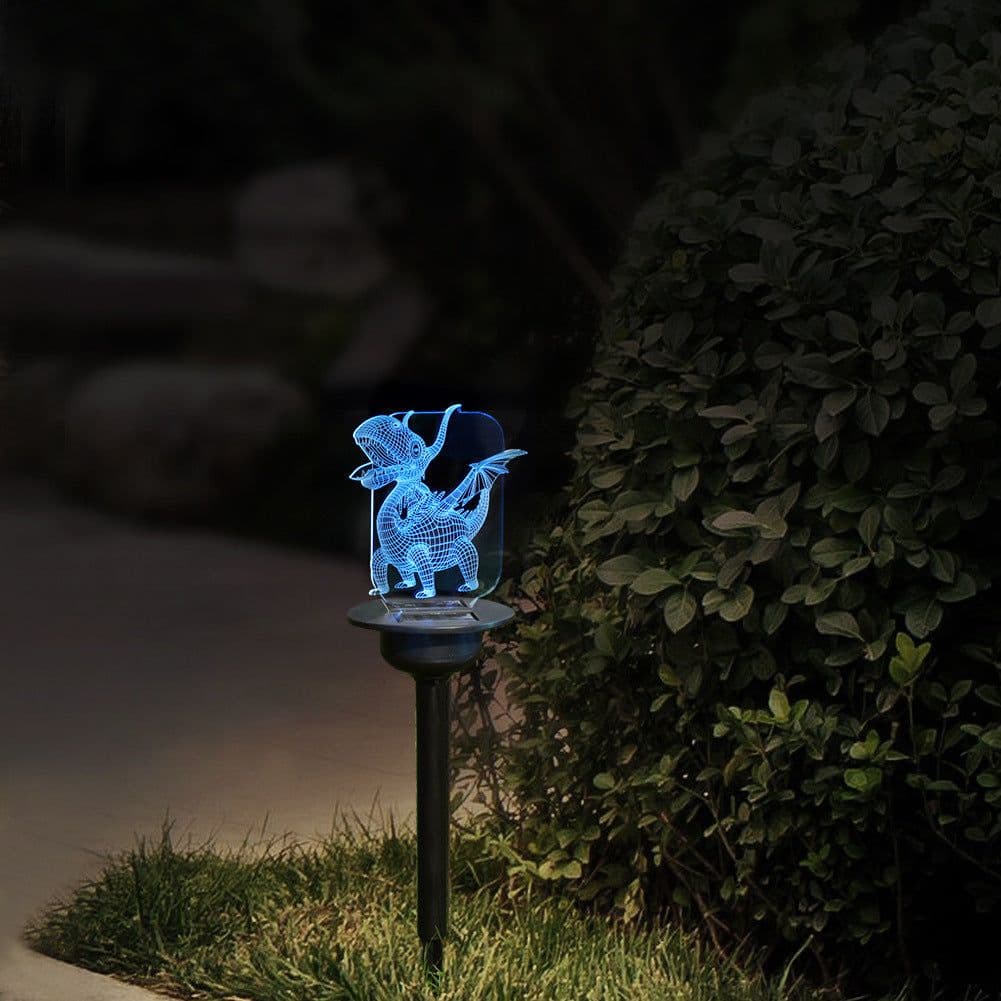 image-Waterproof Solar Acrylic Lawn Light