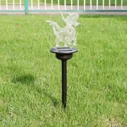 image-Waterproof Solar Acrylic Lawn Light