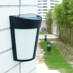 image-Solar wall lamp 6 LED outdoor waterproof light control decorative landscape lamp