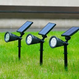 image-Solar Lawn Light LED Outdoor Waterproof Wall Light RGB Garden Light