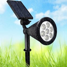 image-Solar Lawn Light LED Outdoor Waterproof Wall Light RGB Garden Light