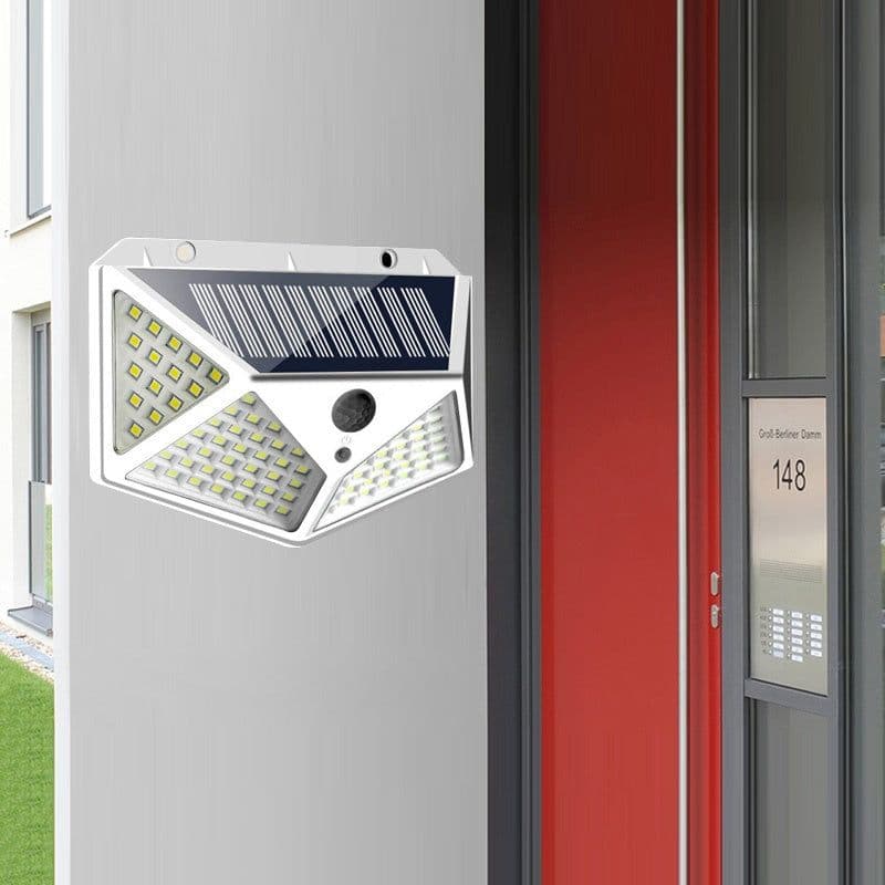 image-Solar Wall Light Courtyard Luminous Human Body Induction Light on All Sides