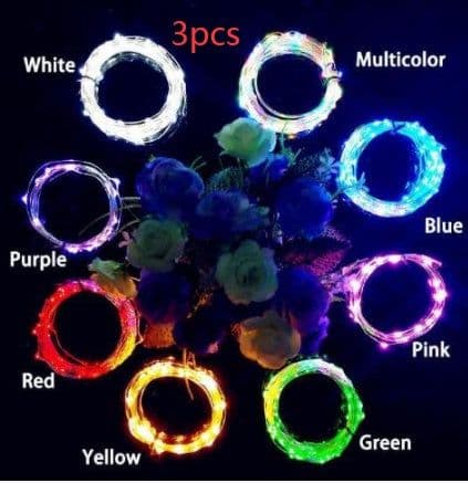 image-Wine Bottle Lights String 2M 20leds Christmas Decorations Copper Wire String Led Garland Lights Decor Wedding Festival Party
