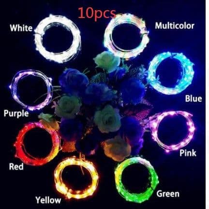 image-Wine Bottle Lights String 2M 20leds Christmas Decorations Copper Wire String Led Garland Lights Decor Wedding Festival Party