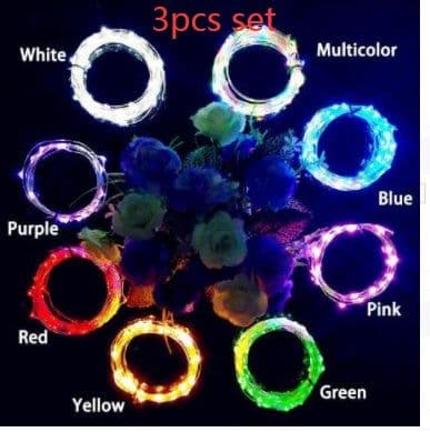 image-Wine Bottle Lights String 2M 20leds Christmas Decorations Copper Wire String Led Garland Lights Decor Wedding Festival Party