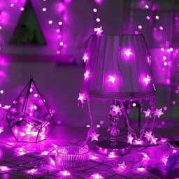 image-Room layout led lantern flashing string lights starry