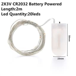 image-Christmas Light Led Outdoor Battery USB Powered 2m 5m10m String Lights Cooper Wire Garland Wedding Party Decoration Fairy Lights
