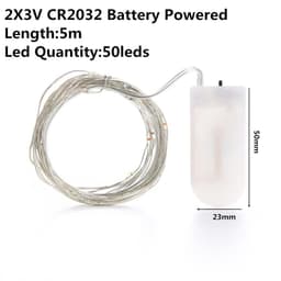 image-Christmas Light Led Outdoor Battery USB Powered 2m 5m10m String Lights Cooper Wire Garland Wedding Party Decoration Fairy Lights