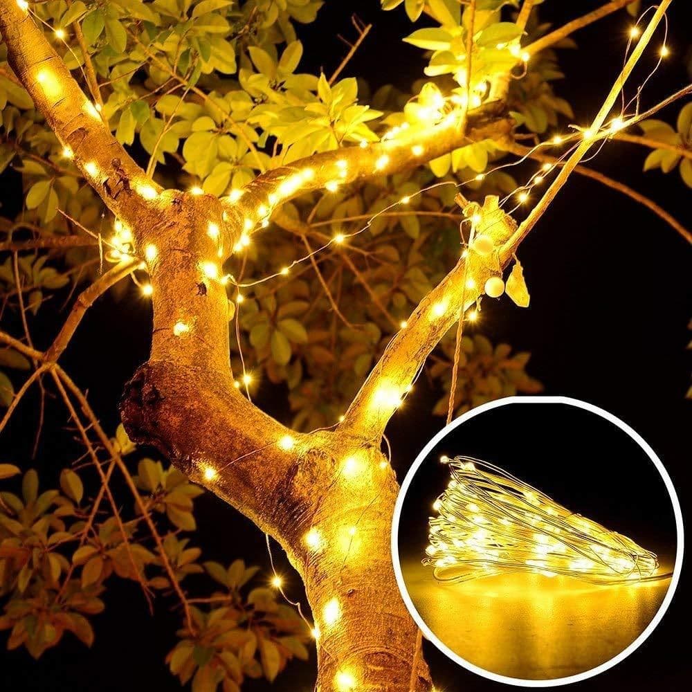 image-Christmas Light Led Outdoor Battery USB Powered 2m 5m10m String Lights Cooper Wire Garland Wedding Party Decoration Fairy Lights
