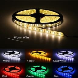 image-LED Light Strips Highlight 60 Light Beads Epoxy Waterproof Soft Strips