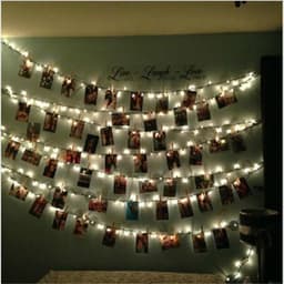 image-LED Photo Holder String Lights