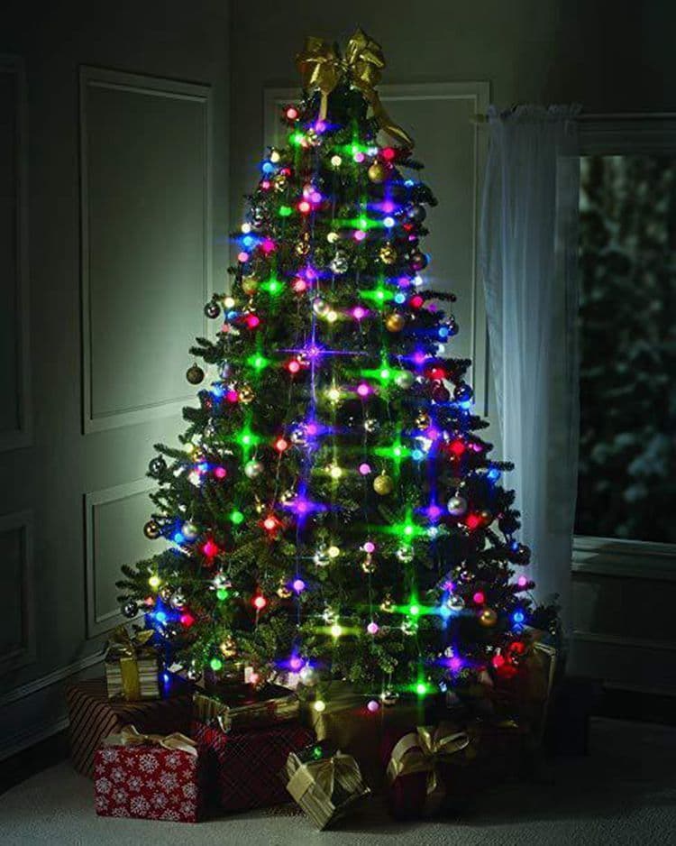 image-Christmas tree decoration lights string LED holiday lights