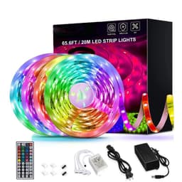 image-LED Strip Lights Lamp 5050 RGB Flexible Tape Diode 5M Controller Room Decor TV Computer BackLight Decoration Christmas