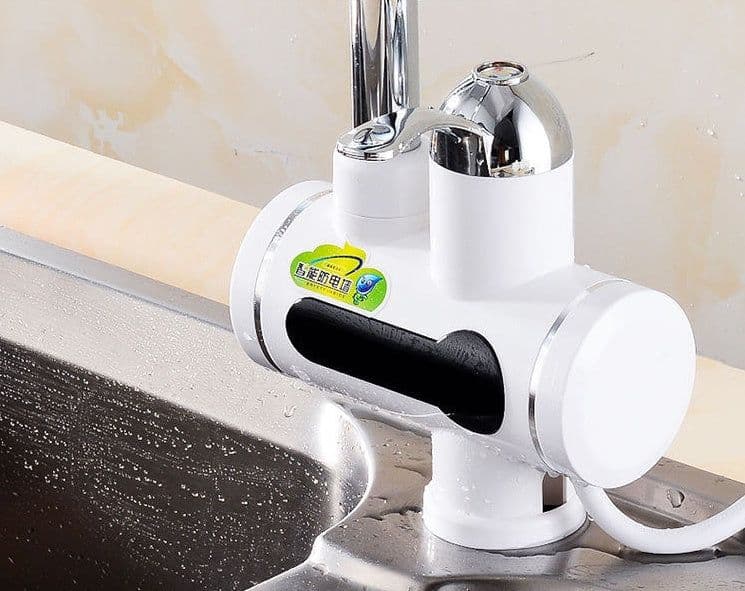 image-Electric Kitchen Water Heater Faucet Instant Water Heater Faucet