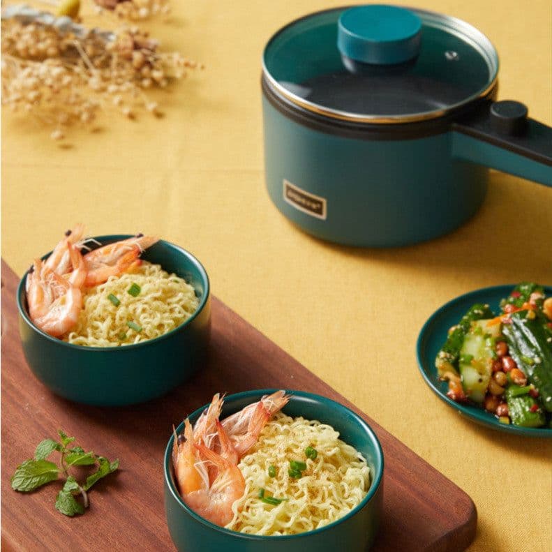 image-Mini Kitchen Electric Pot Multifunctional Home Electric Cooking Pot Intelligent Noodle Cooking Pot