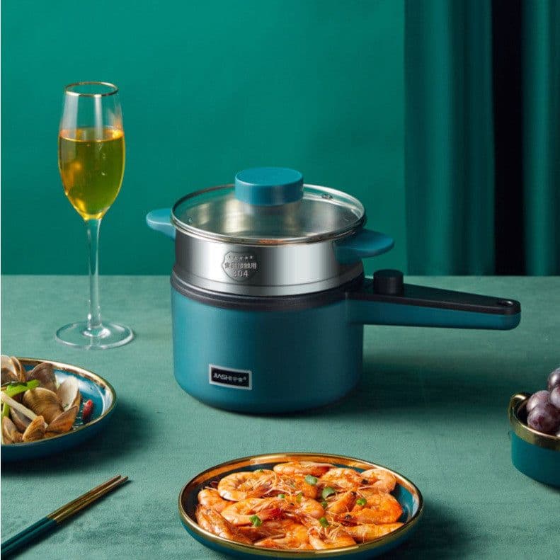 image-Mini Kitchen Electric Pot Multifunctional Home Electric Cooking Pot Intelligent Noodle Cooking Pot