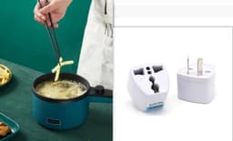 image-Mini Kitchen Electric Pot Multifunctional Home Electric Cooking Pot Intelligent Noodle Cooking Pot