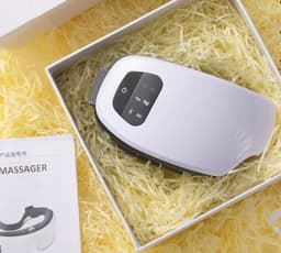 image-Bluetooth Music Eye Massager Air Pressure Hot Compress Dark Circles Eye Care