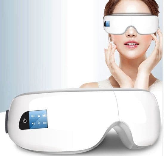 image-Bluetooth Music Eye Massager Air Pressure Hot Compress Dark Circles Eye Care