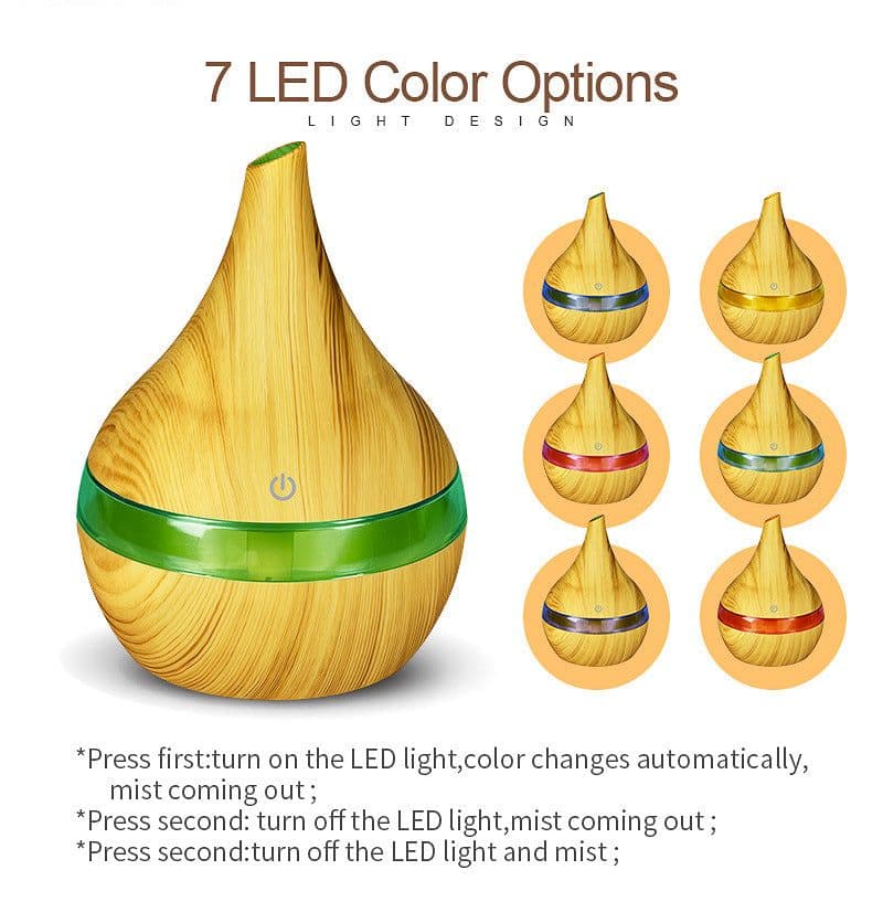 image-LED Essential Oil Diffuser